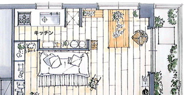 K'S room PLAN